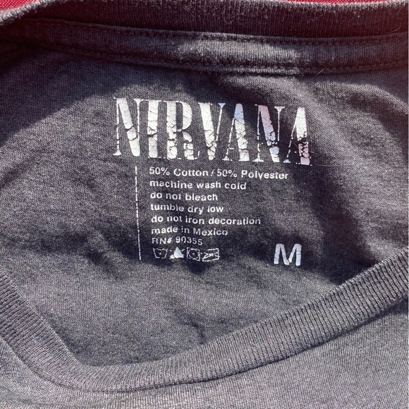 Nirvana black t-shirt size:M - Picture 4 of 4